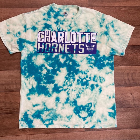 charlotte hornets tie dye shirt